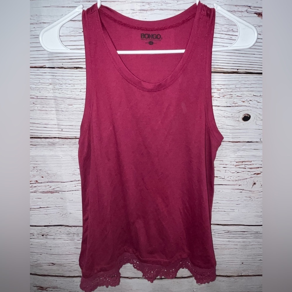 Bongo Maroon Tank Top